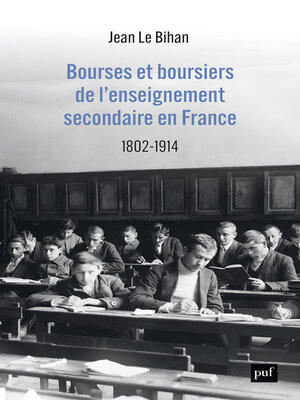 cover image of Bourses et boursiers de l'enseignement secondaire en France